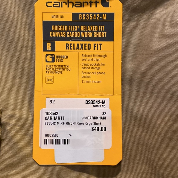 Men’s relaxed fit cargo work shorts. Size 32 NWT - Picture 4 of 4